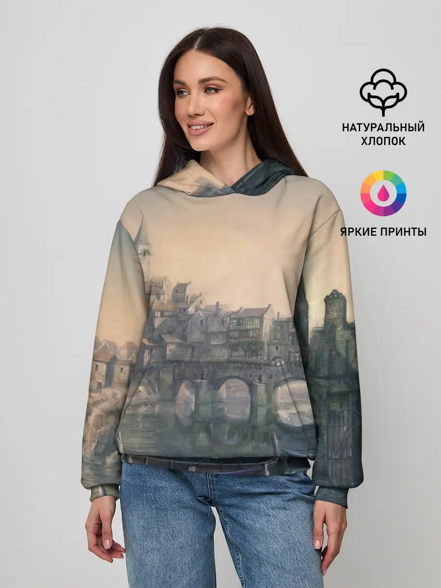 Женское худи / The Witcher 3: Wild Hunt