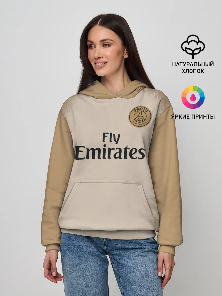Женское худи / PSG Форма Новая Away 18/19