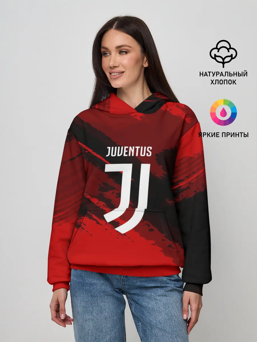 Женское худи / JUVENTUS SPORT RED