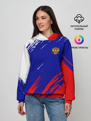 Женское худи / RUSSIA SPORT / РОССИЯ СПОРТ