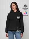 Женское худи / Russia black collection
