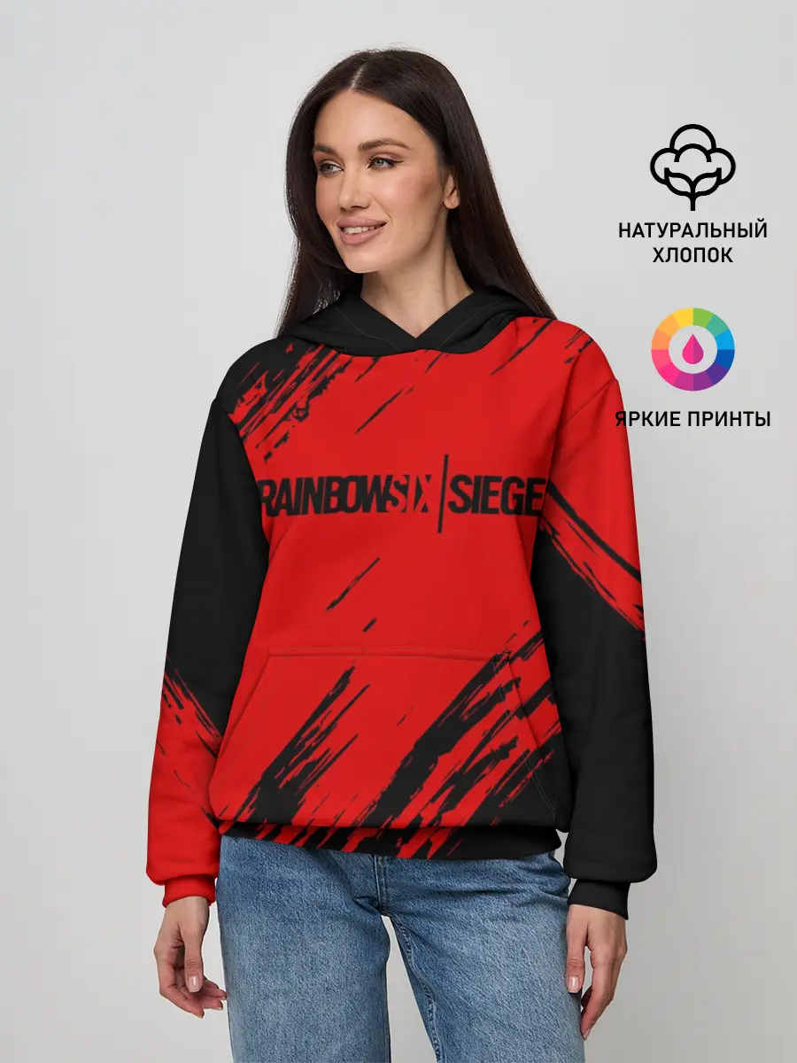 Женское худи / RAINBOW SIX SIEGE OUTBREAK