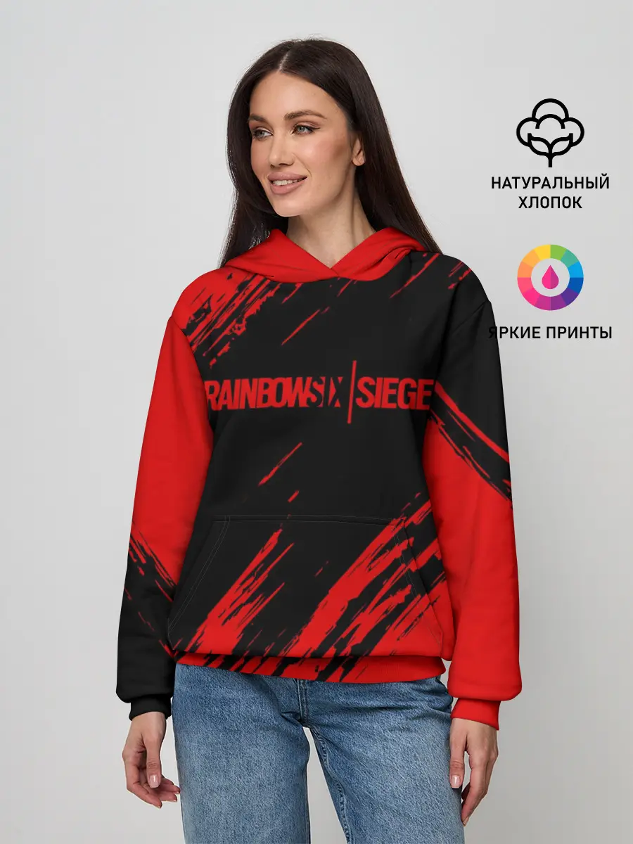 Женское худи / RAINBOW SIX SIEGE OUTBREAK