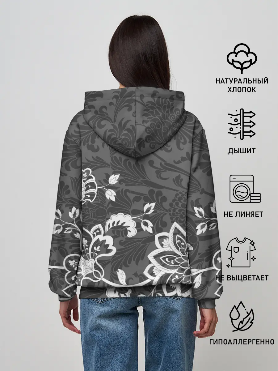 Женское худи / Кружевной узор