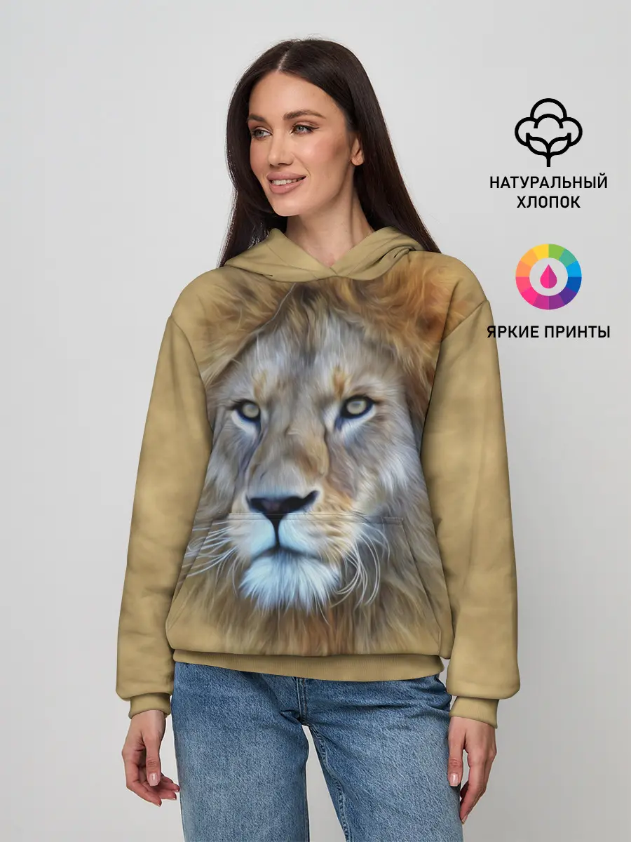 Женское худи / Лев