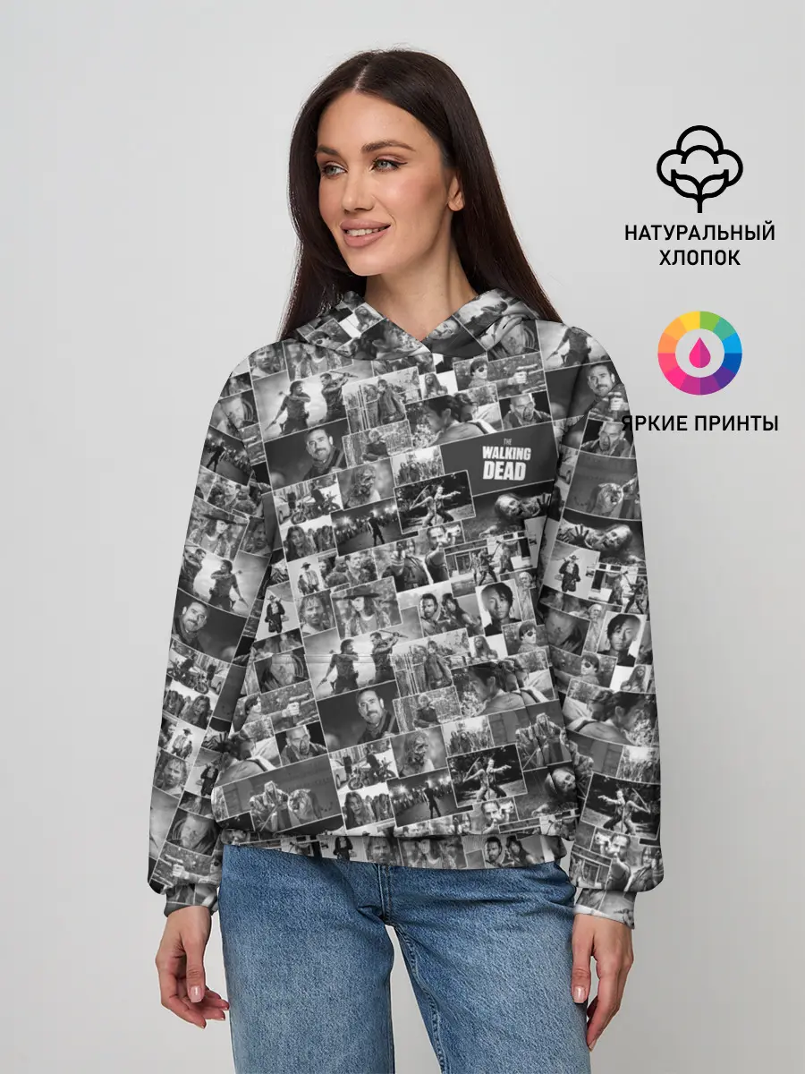 Женское худи / The Walking Dead