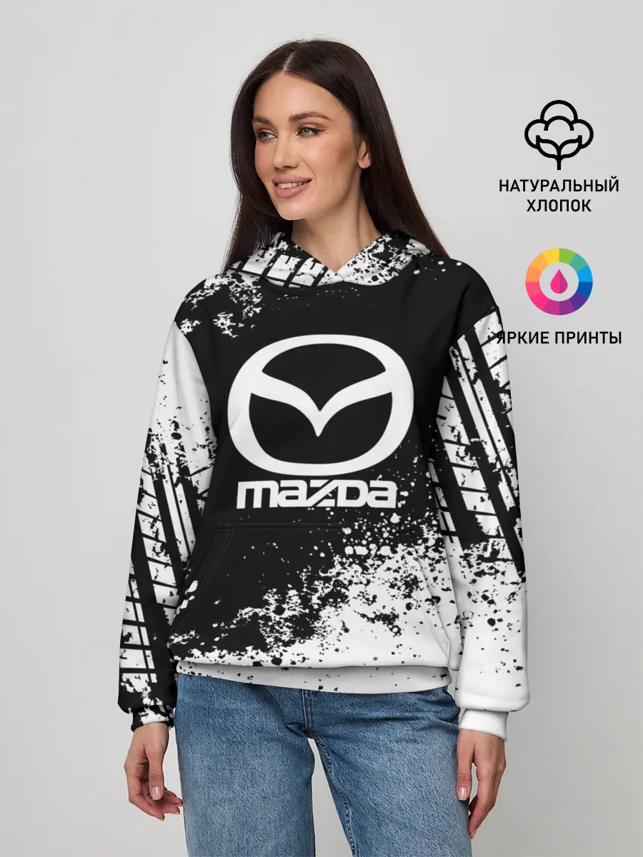 Женское худи / Mazda abstract sport
