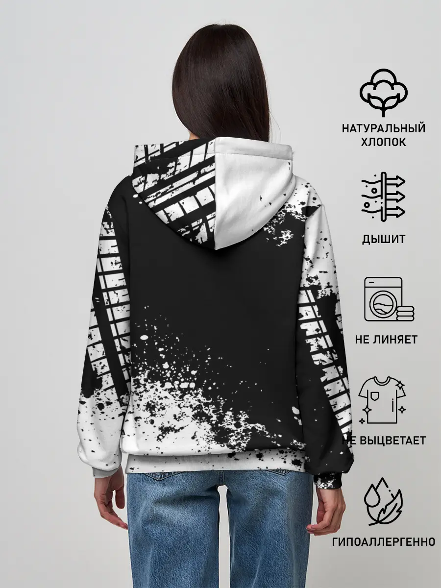 Женское худи / Nissan abstract sport