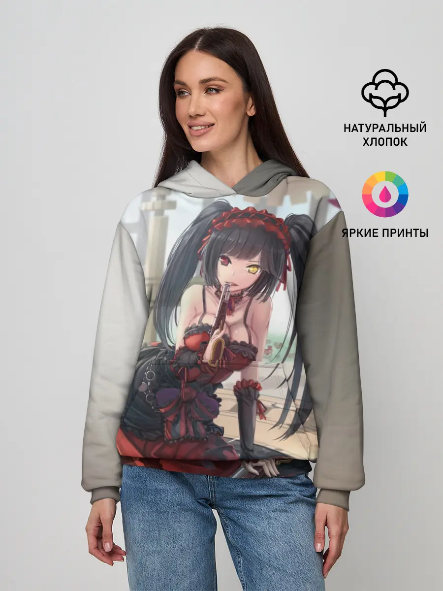 Женское худи / токисаки аниме