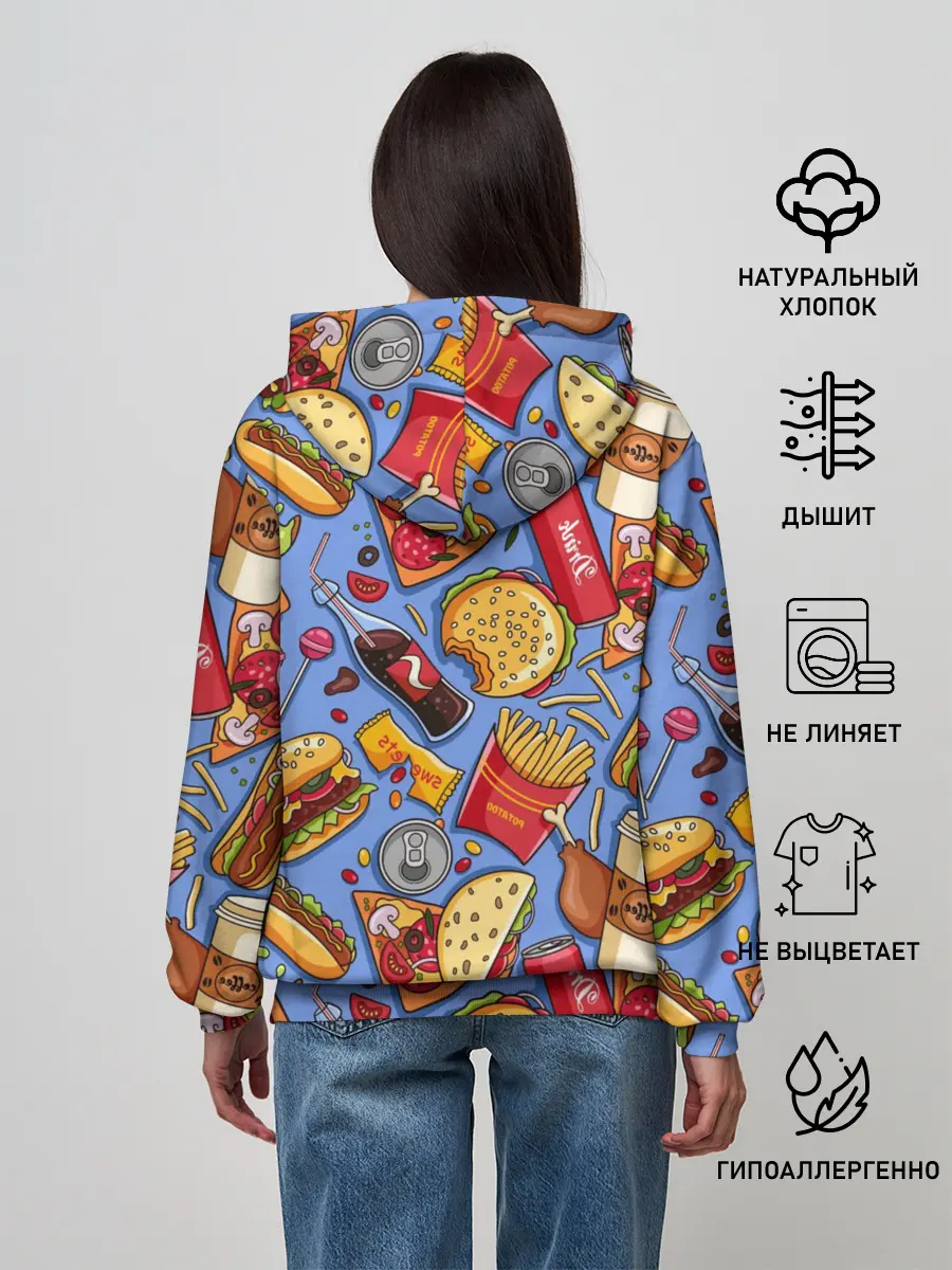 Женское худи / Fastfood