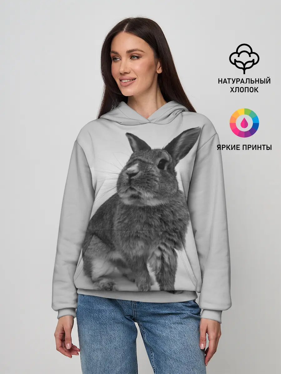 Женское худи / Кролик
