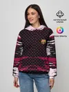Женское худи / Barcelona abstract collection