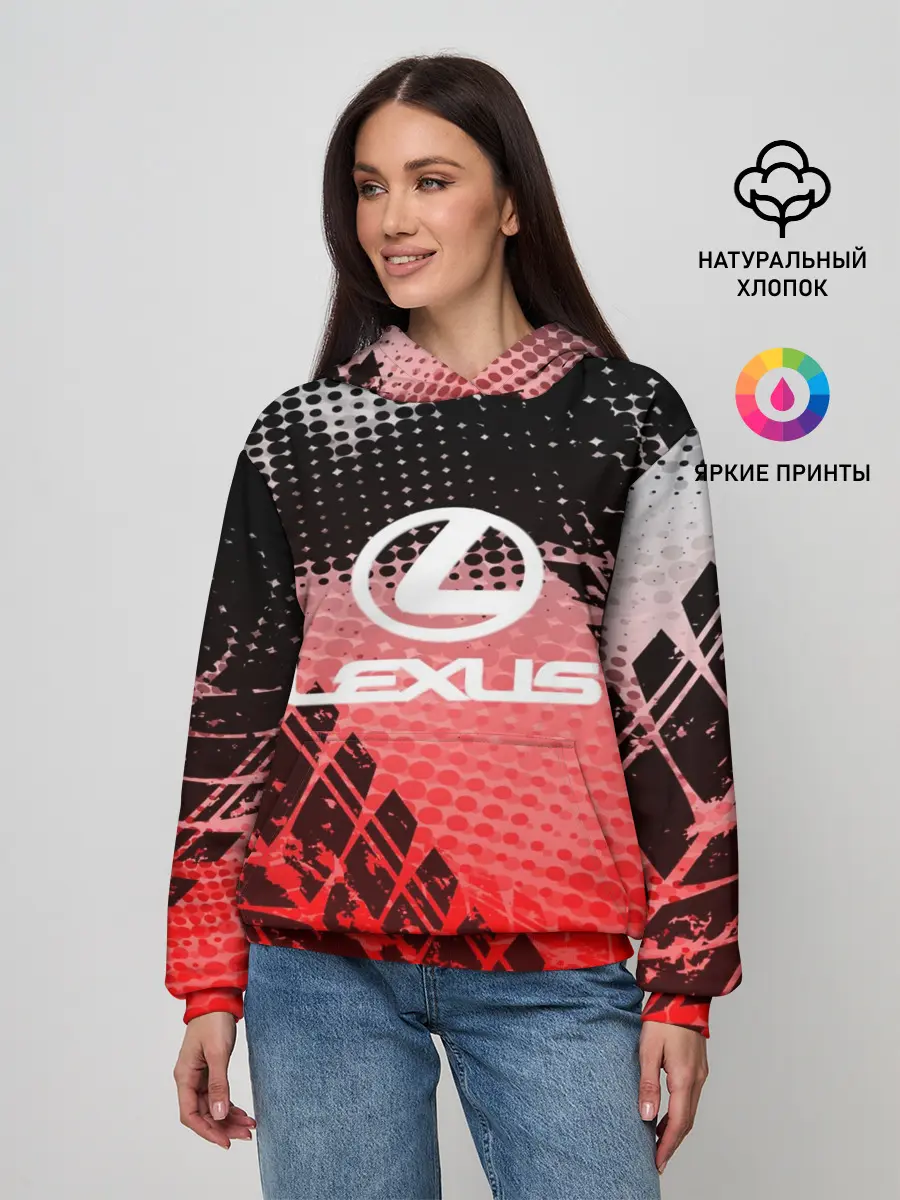 Женское худи / Lexus sport auto motors