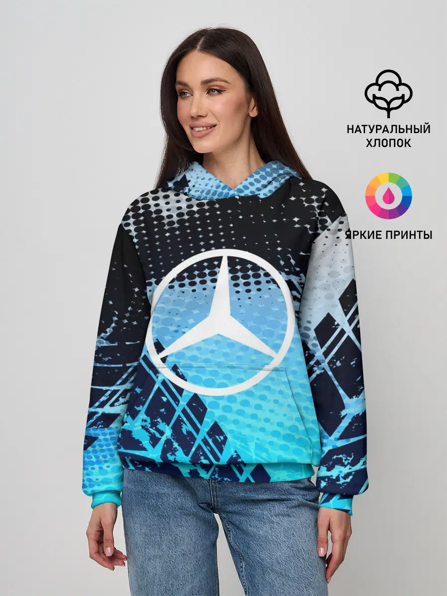 Женское худи / Mercedes sport auto motors