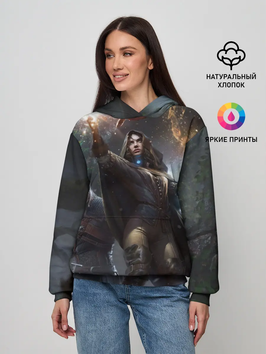 Женское худи / Йеннифер и Геральт