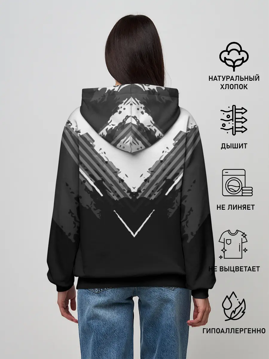 Женское худи / Real Madrid abstract original