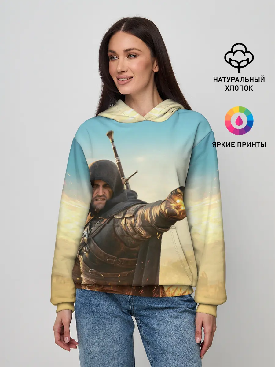 Женское худи / Ведьмак. Игни