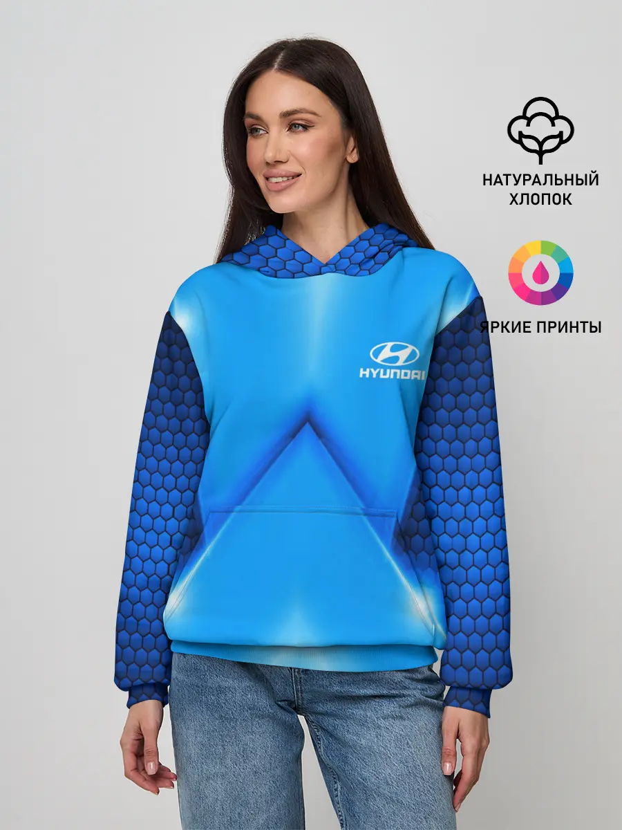 Женское худи / Hyundai car sport SKY
