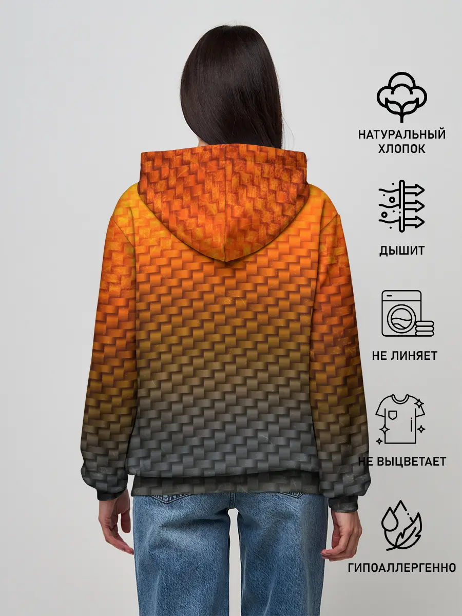 Женское худи / TOYOTA COLLECTION CARBON