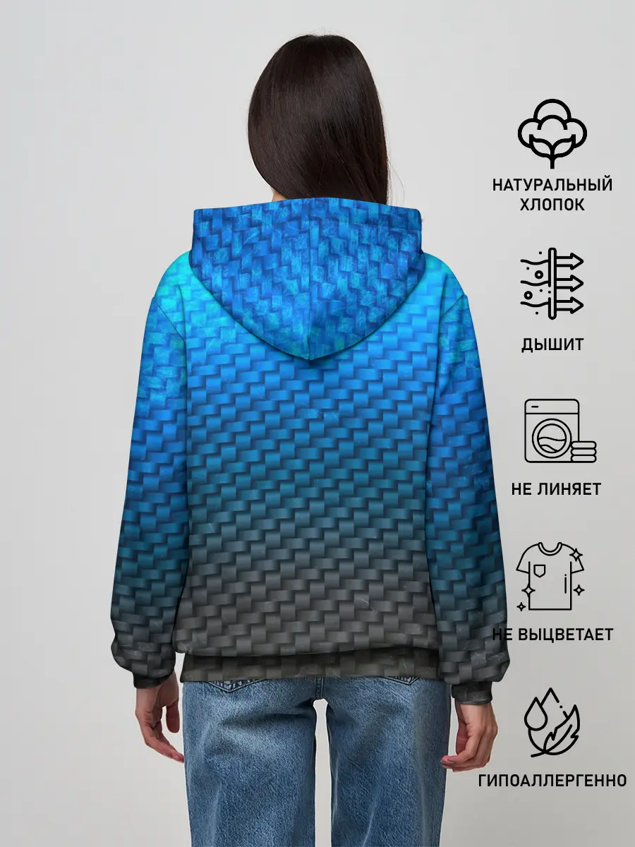 Женское худи / TOYOTA COLLECTION CARBON