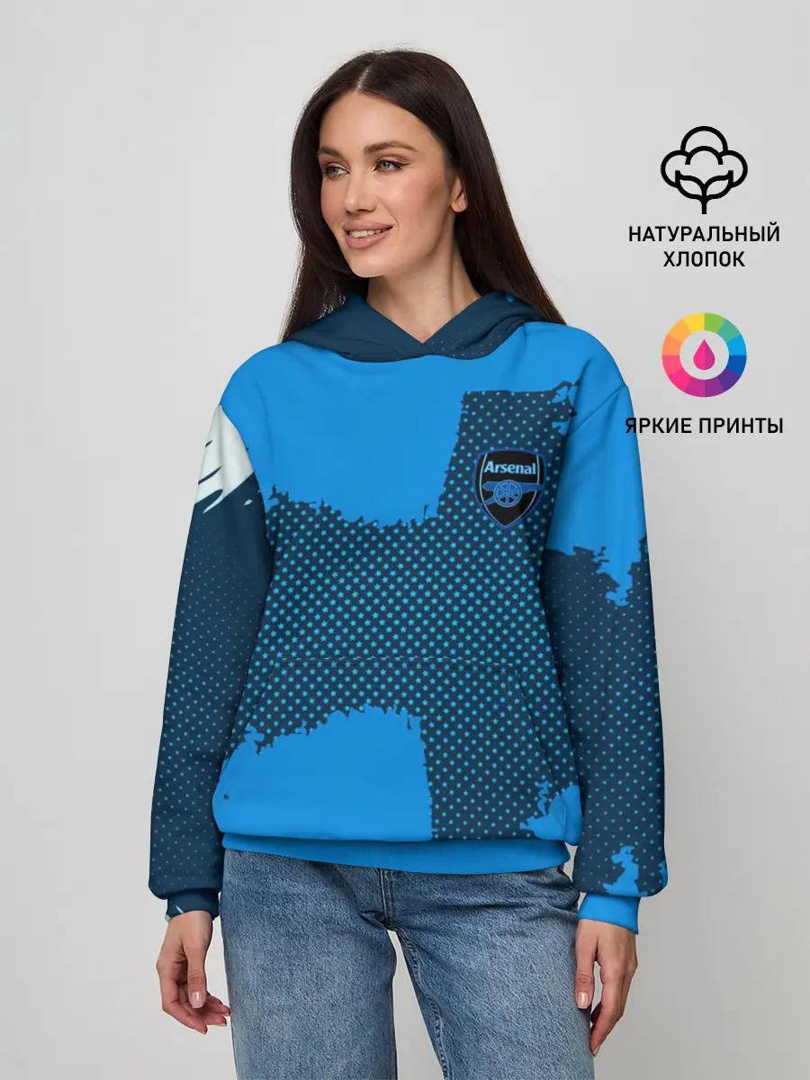 Женское худи / ARSENAL SPORT BLUE