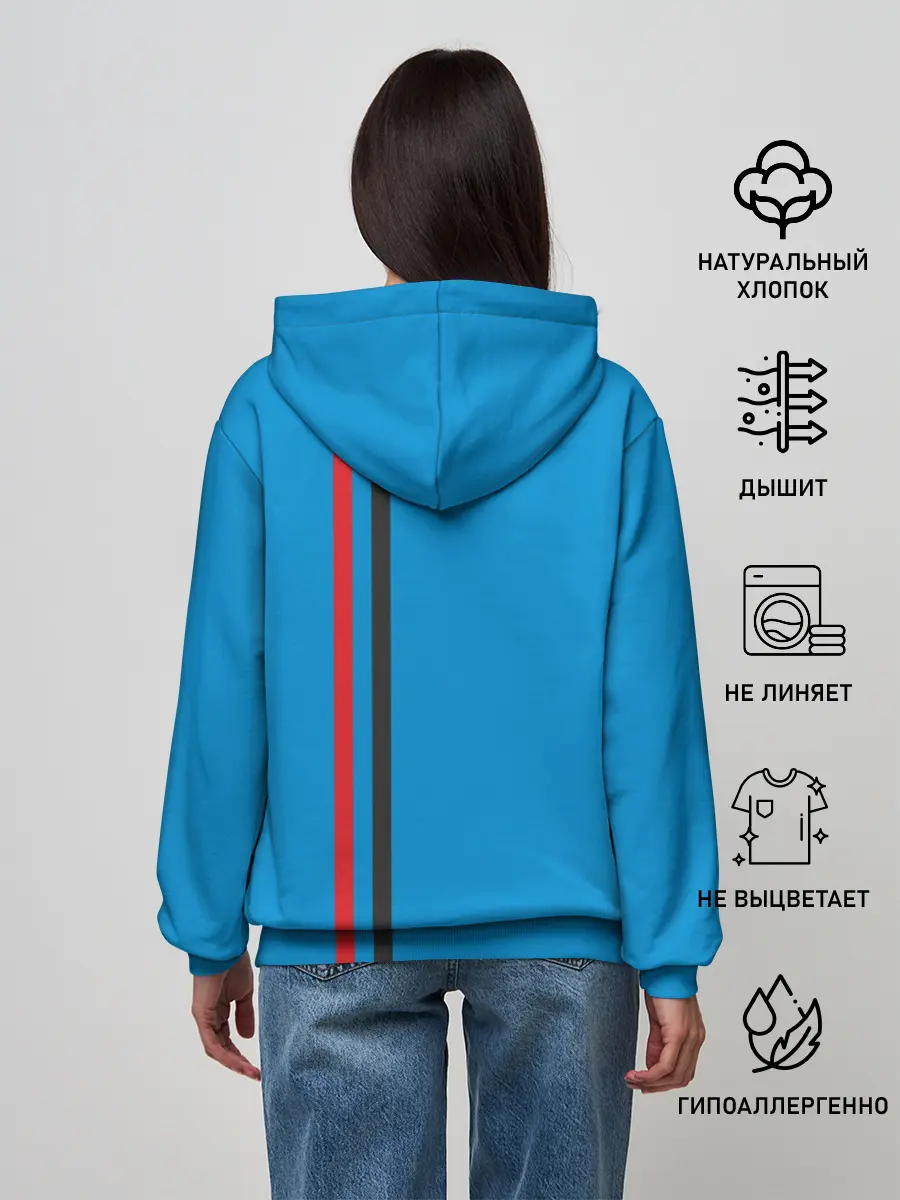 Женское худи / ДНР, лента с гербом