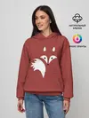 Женское худи / Абстрактная лиса