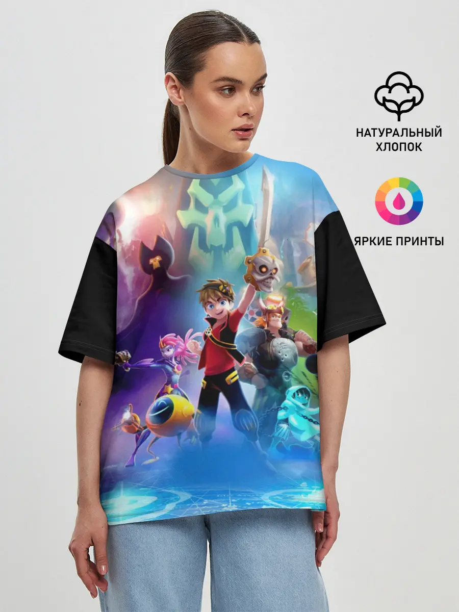 Женская футболка оверсайз / Zak _