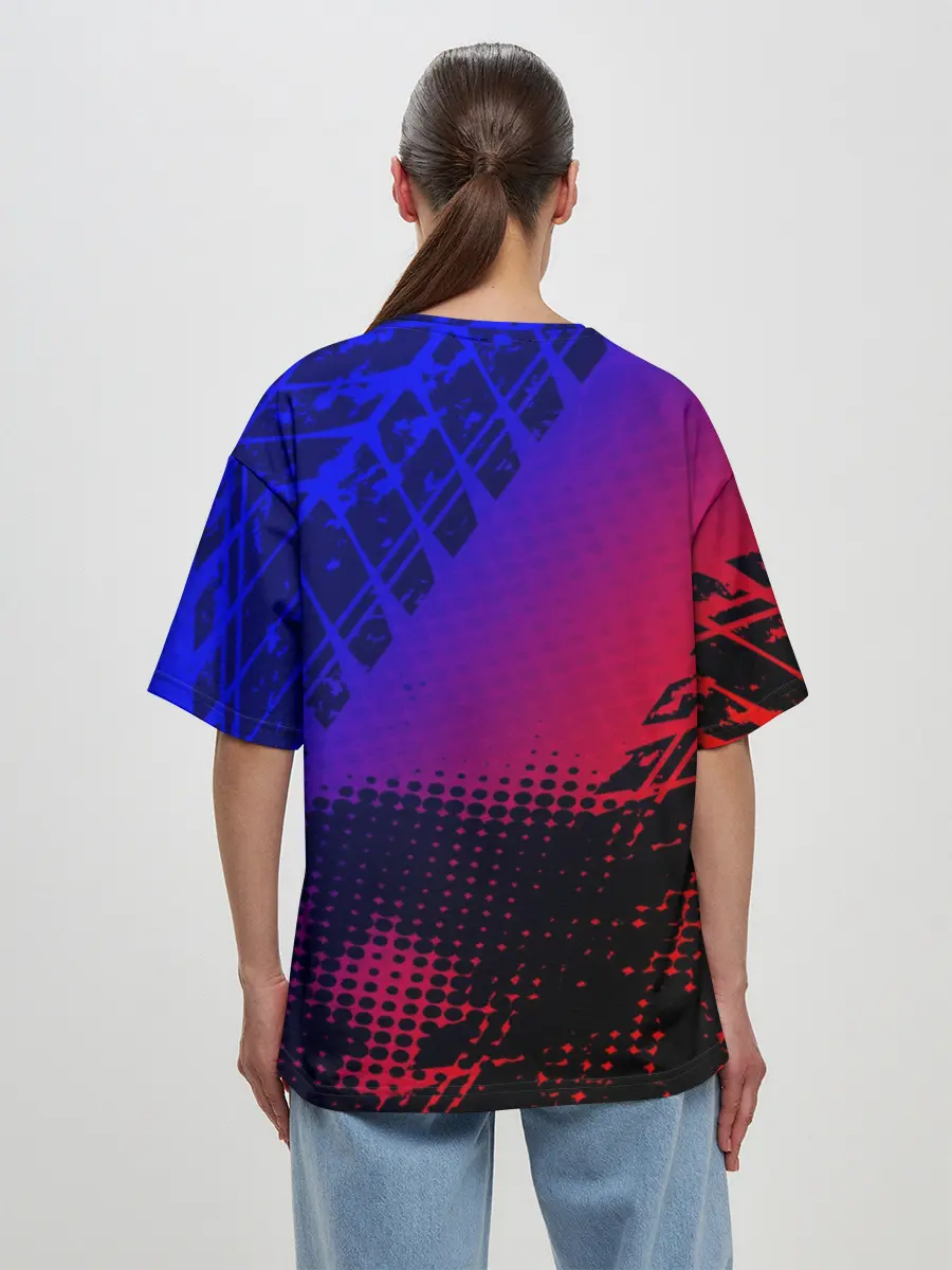 Женская футболка оверсайз / BMW uniform collection