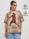 Женская футболка оверсайз / Ronaldinho