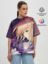Женская футболка оверсайз / Violet Evergarden