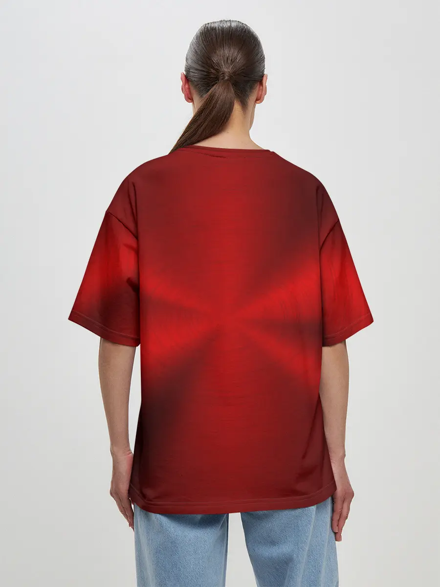 Женская футболка оверсайз / ФК Ливерпуль