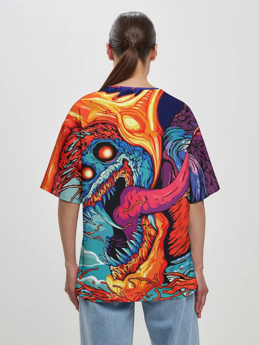 Женская футболка оверсайз / Виктор в стиле CS GO