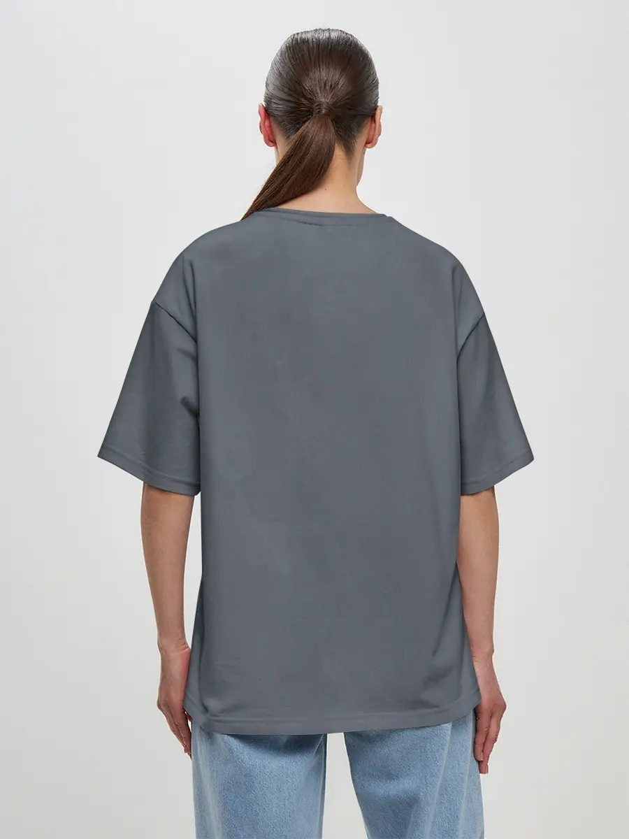 Женская футболка оверсайз / Сова