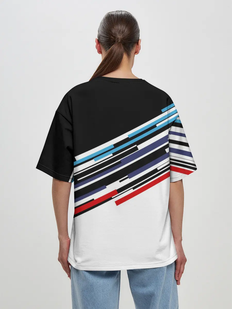 Женская футболка оверсайз / BMW BRAND COLOR | БМВ