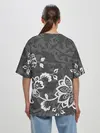 Женская футболка оверсайз / Кружевной узор