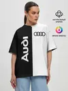 Женская футболка оверсайз / Audi