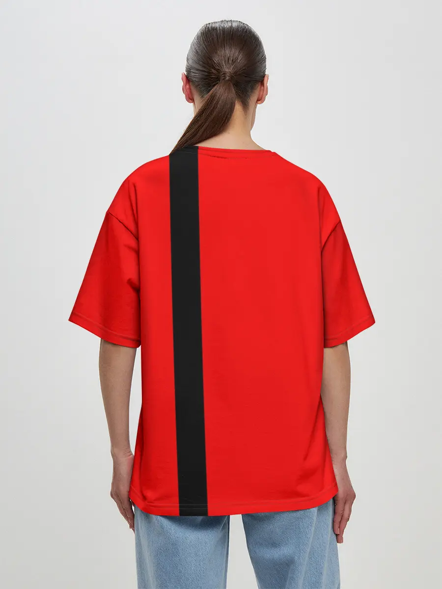 Женская футболка оверсайз / С гербом СССР