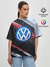 Женская футболка оверсайз / VOLKSWAGEN high speed