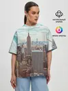 Женская футболка оверсайз / Столица мира