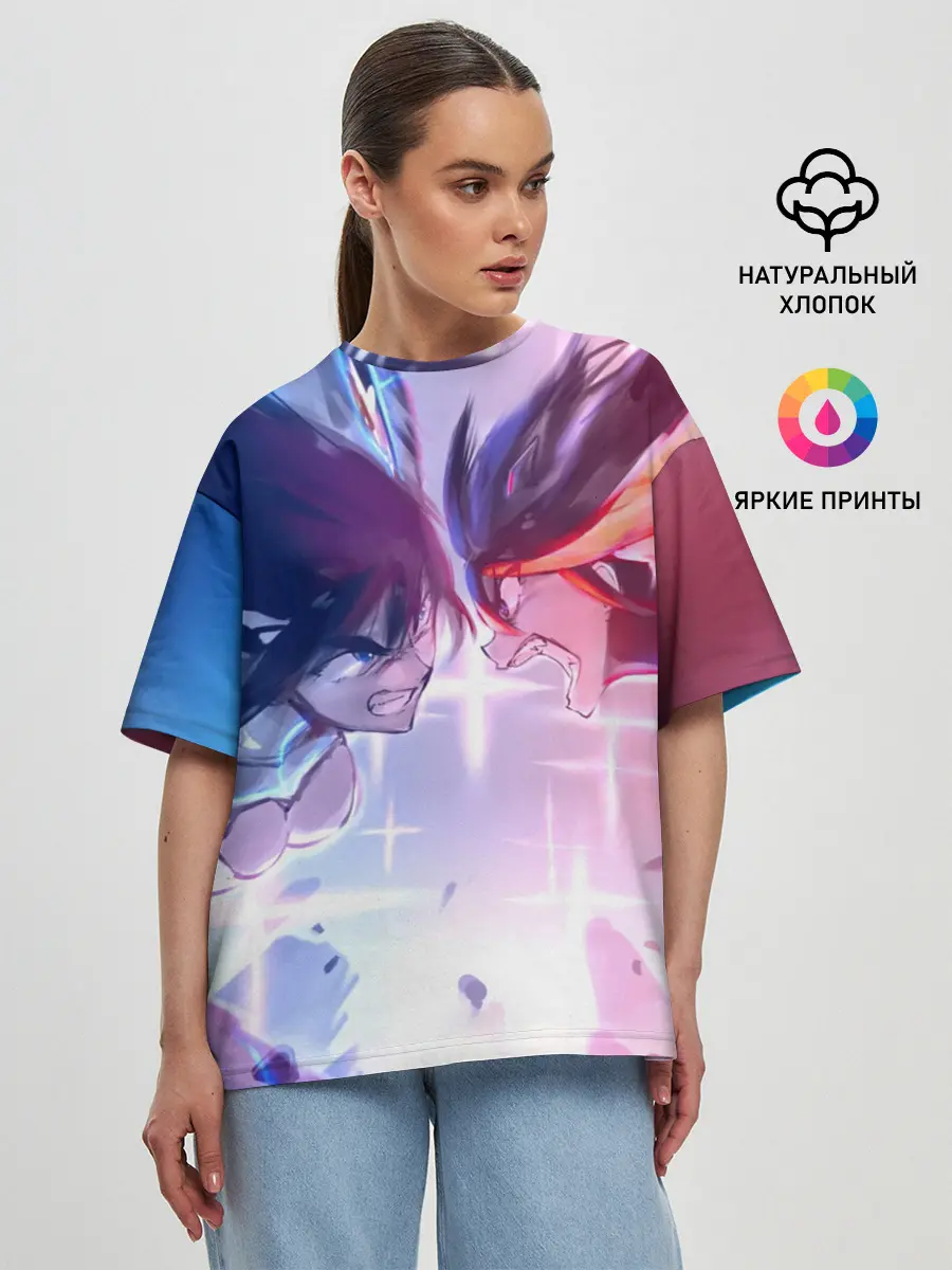 Женская футболка оверсайз / Круши Кромсай