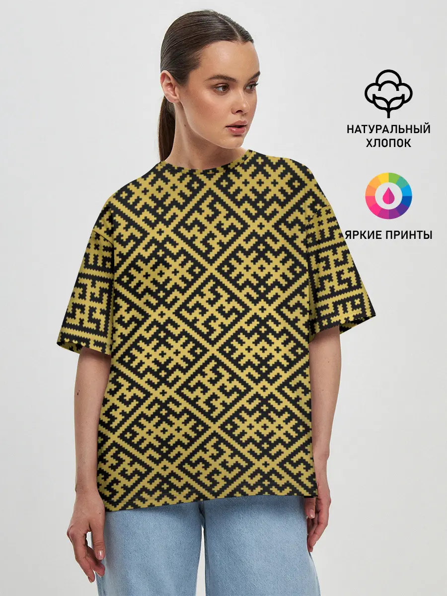 Женская футболка оверсайз / Духобор