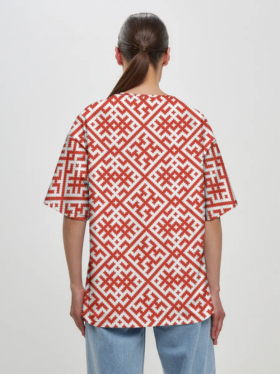 Женская футболка оверсайз / Духобор