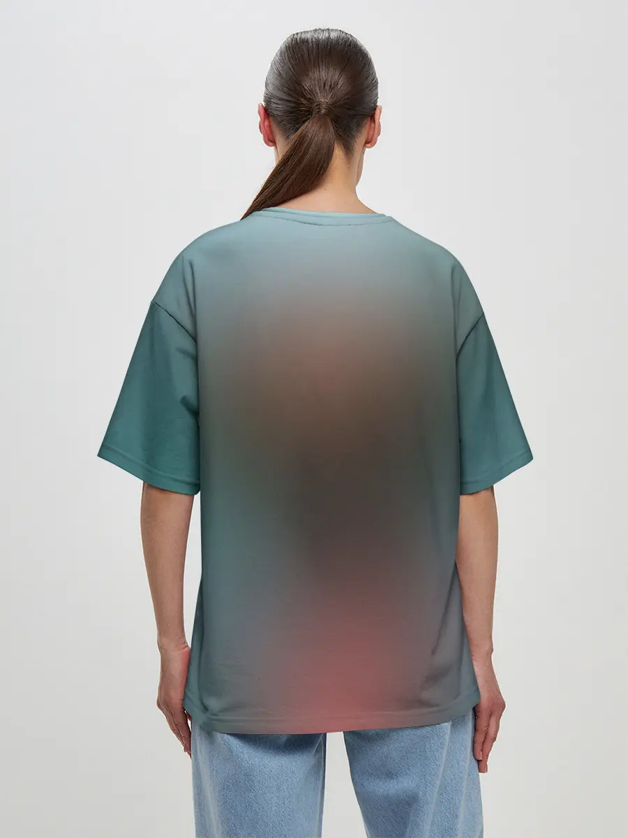 Женская футболка оверсайз / Rei Ayanami