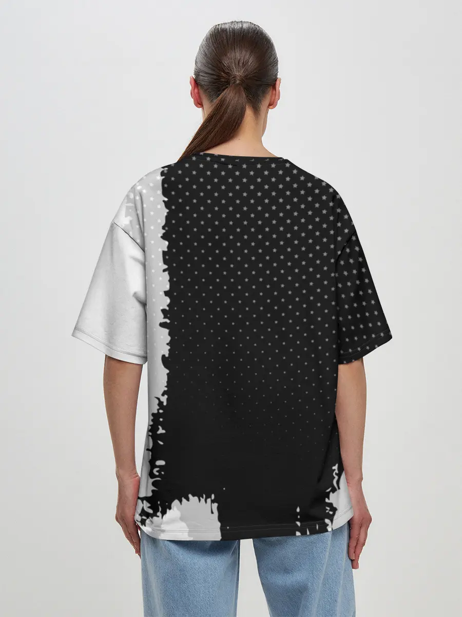 Женская футболка оверсайз / JUVENTUS