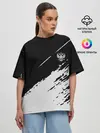 Женская футболка оверсайз / Russia sport