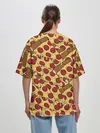 Женская футболка оверсайз / Pizza