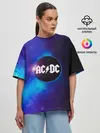 Женская футболка оверсайз / ACDC