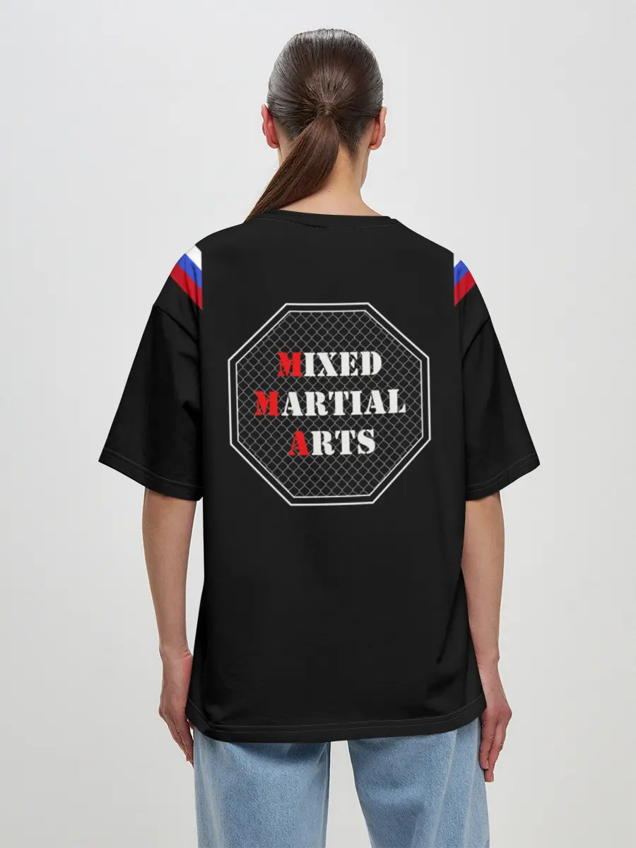 Женская футболка оверсайз / MMA