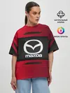 Женская футболка оверсайз / MAZDA SPORT